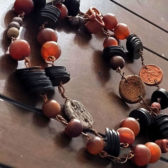 Hand Beaded Necklace - Picture 7 of 8